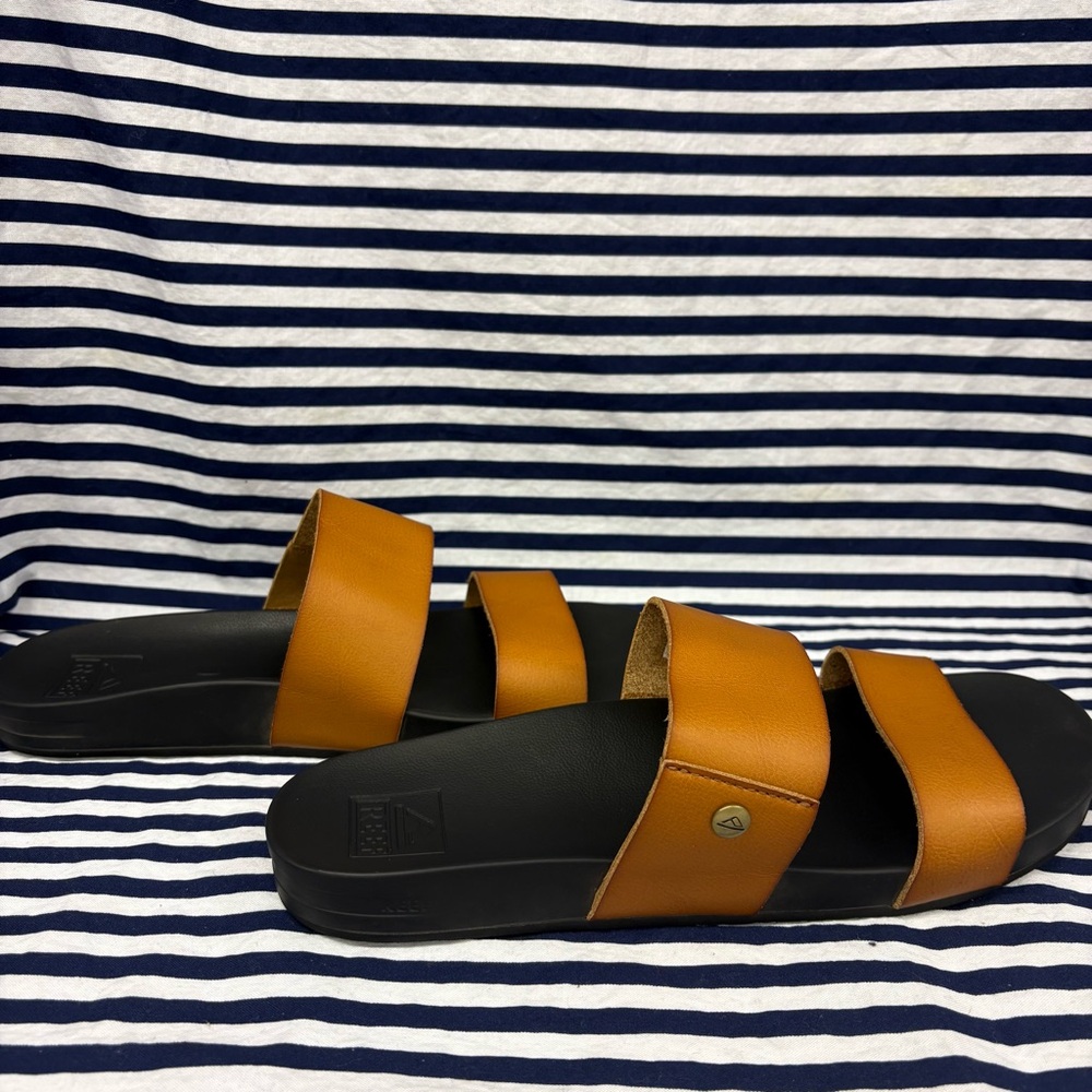 Women's Reef Brown & Black Cushion Vista Sandals Size 8 - Picture 6 of 9